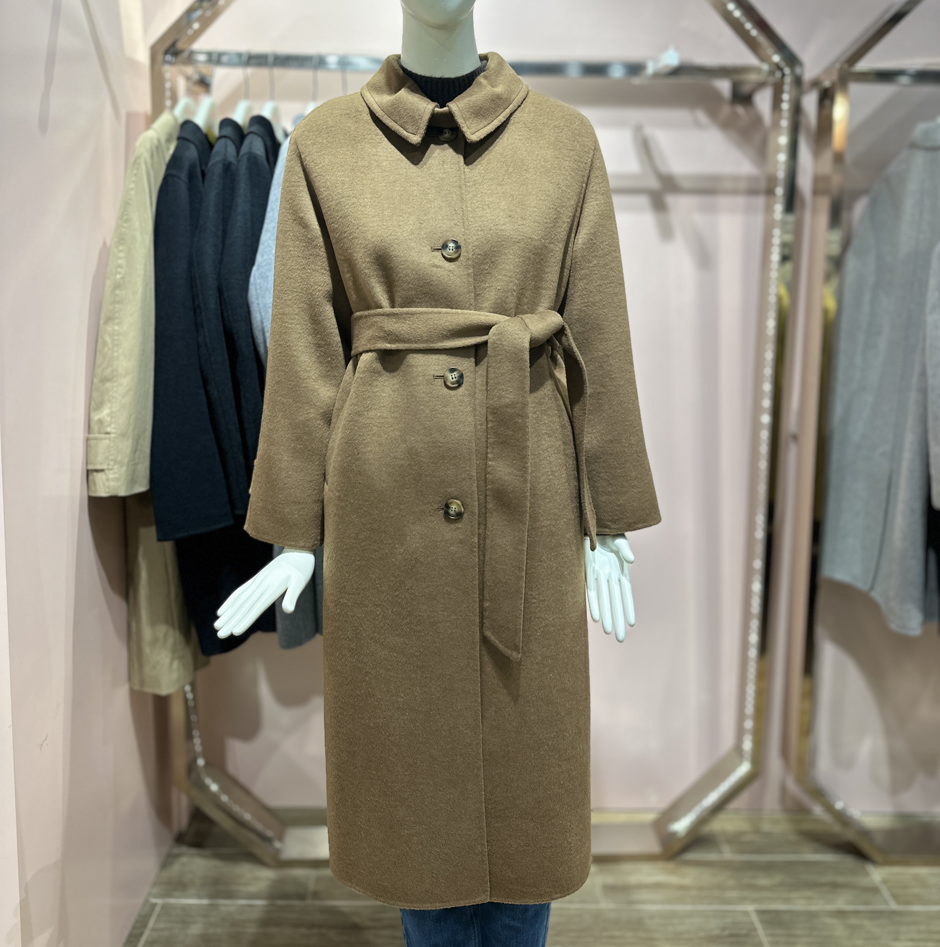 [숲(SOUP)]NC강남점 SOUP 맥 하이넥 울 롱 코트 OABHCT2  뉴코아강남ㄴ