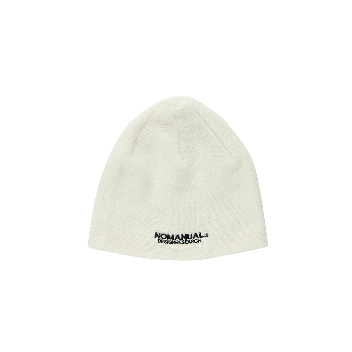 ニットキャップ・ビーニー NOMANUAL NM HAIRY BEANIE CREAM NM45HG02M1OM NM HAIRY BEANIE - CREAM - nomanual