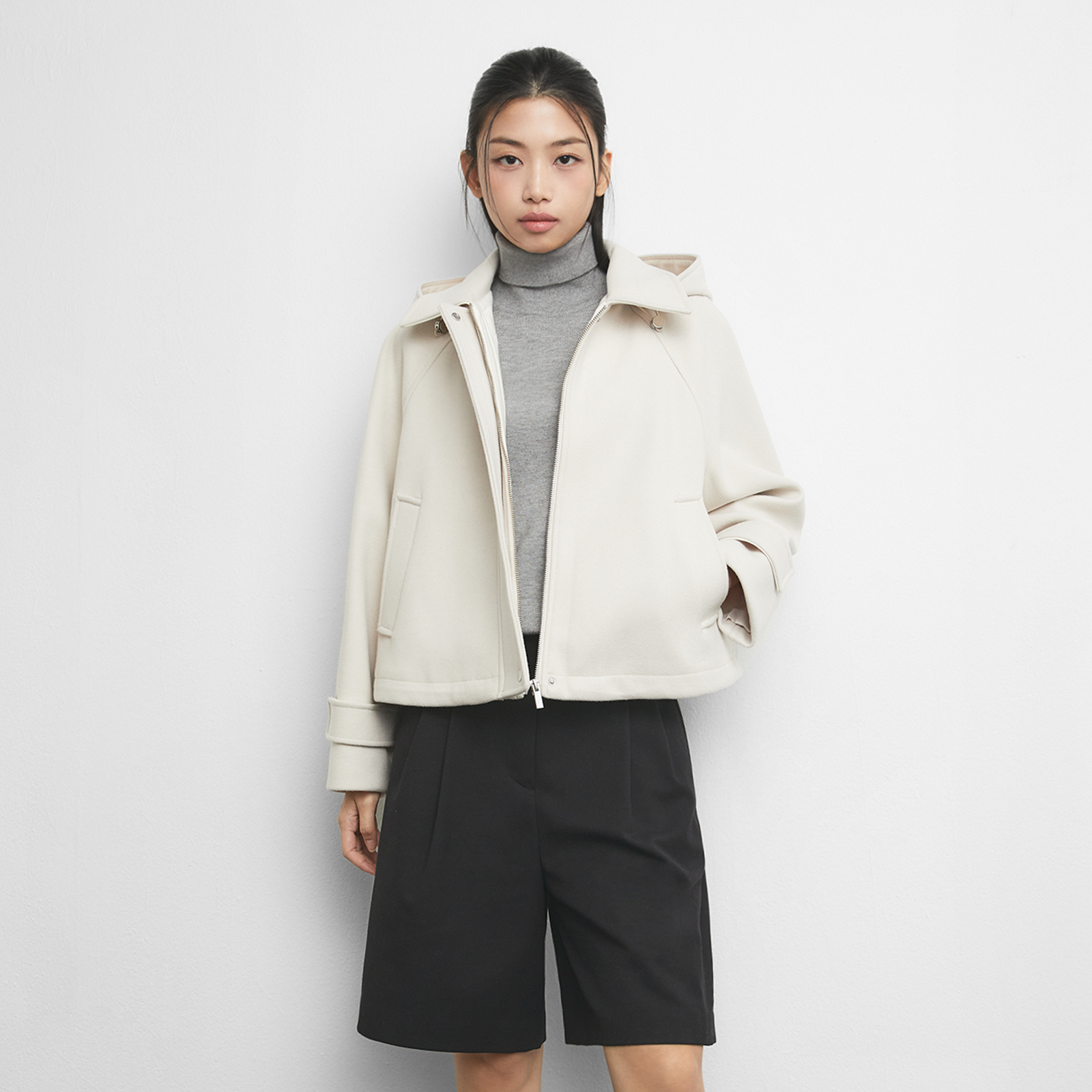 후드 집업 크롭자켓_MIWJKEV12G- 미쏘