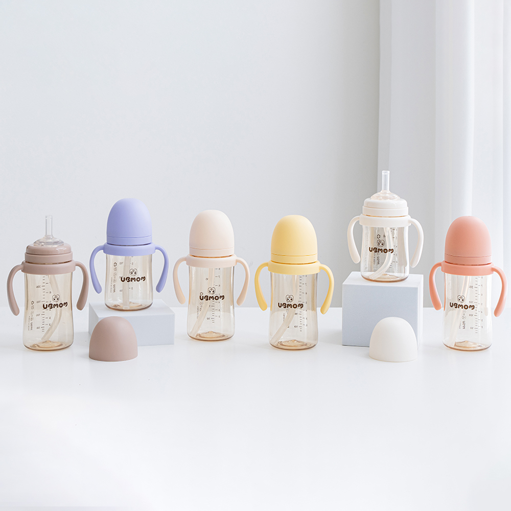 유비맘 PPSU 역류방지 유아 빨대컵 200ml 1P (택1)