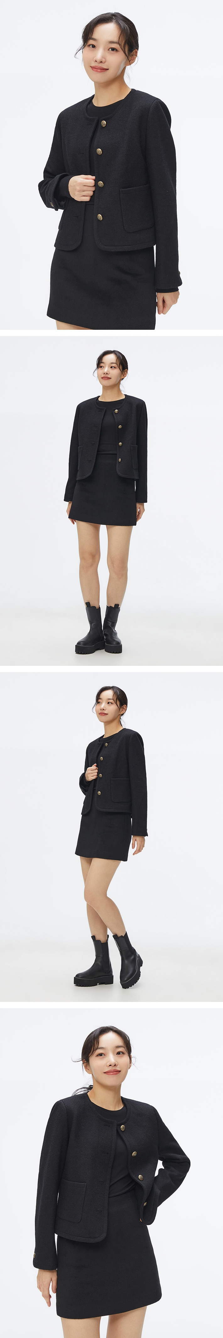 [울블렌드] 라운드넥 재킷_SPJKF12W01 상세 이미지 5