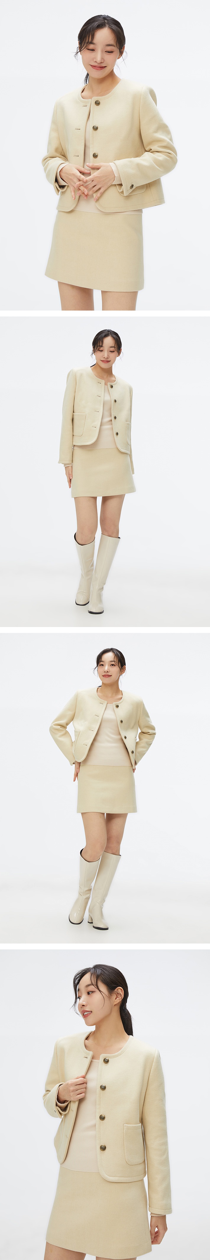 [울블렌드] 라운드넥 재킷_SPJKF12W01 상세 이미지 2
