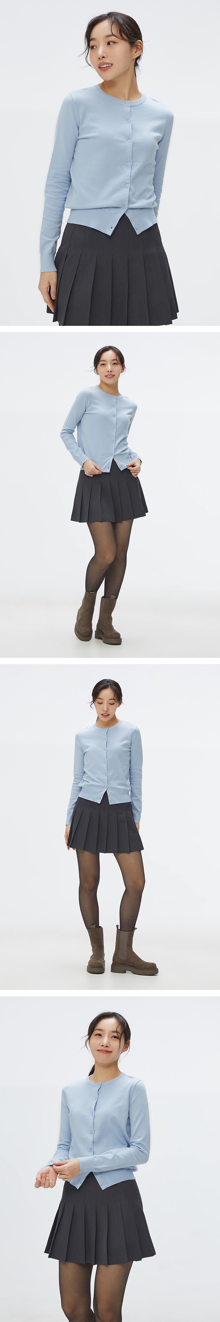 [소프트얀] 라운드넥 카디건_SPCKF23W01 상세 이미지 6