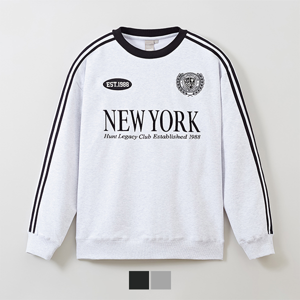 BEST][남녀공용] (NEWYORK) 트랙 스웨트셔츠_SPMWD49C91- 스파오
