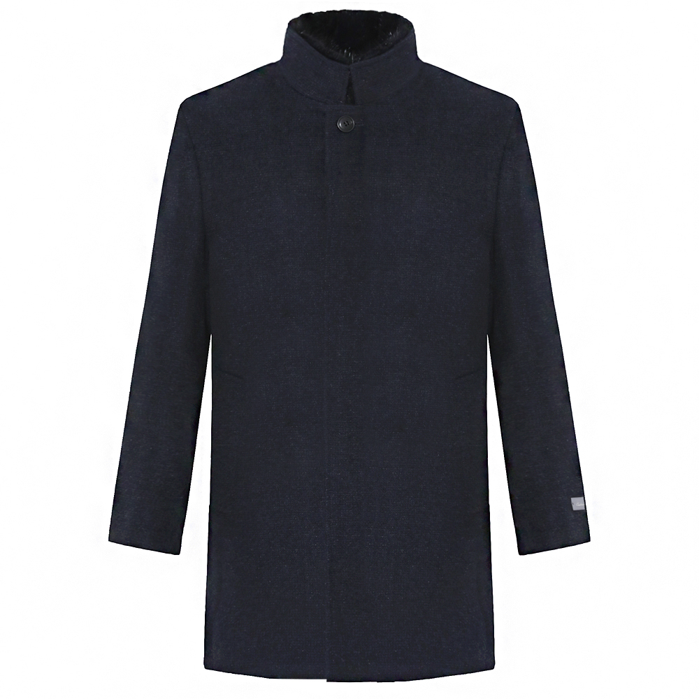 파크랜드 오스틴리드 남자 겨울 네 이 비 헤 링 본 져 지 내 부 퀼 팅 체 스 터 코 트 AOH24451 105