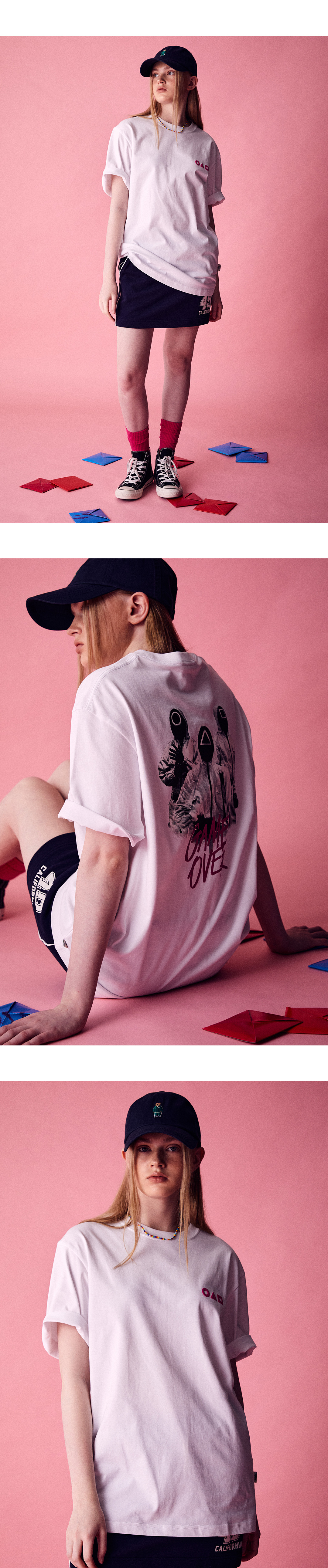 WHOAU [WAU X SQUID GAME] ○△□ Graphic T-Shirt | WY Store