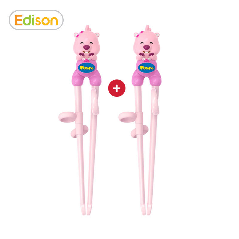 에디슨 뽀로로 젓가락 1단계(뽀로로/패티/크롱/루피/포비) 1+1