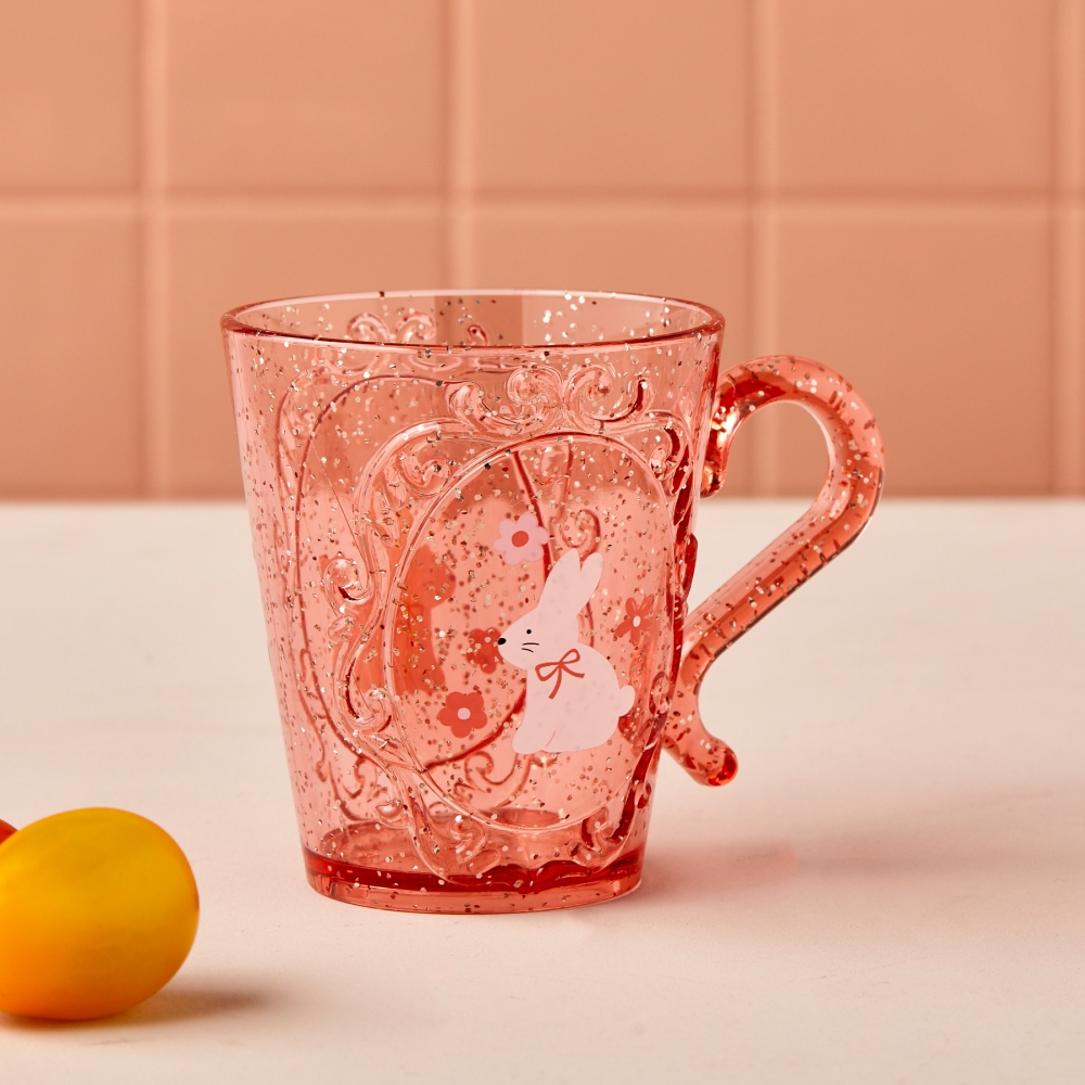 MH&amp;CO [모던하우스]스마일하트 아크릴 미러 텀블러310ML KI0125019