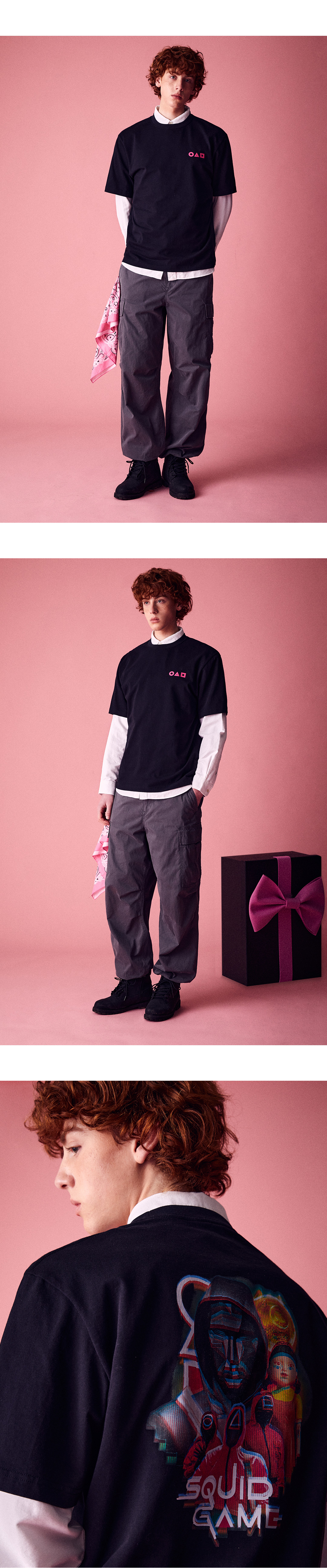 【韓国 WHO.A.U】[WAU X SQUID GAME] Hologram T-Shirt WHOAU [WAU X SQUID GAME] Hologram T-Shirt | WY Store