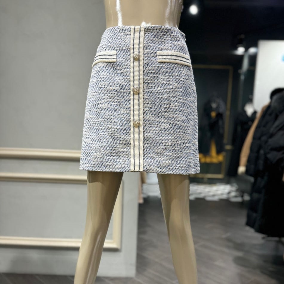 [시슬리(Sisley)]NC강남점 시슬리 캔디 트위드 미니 스커트 SASK02311 강남