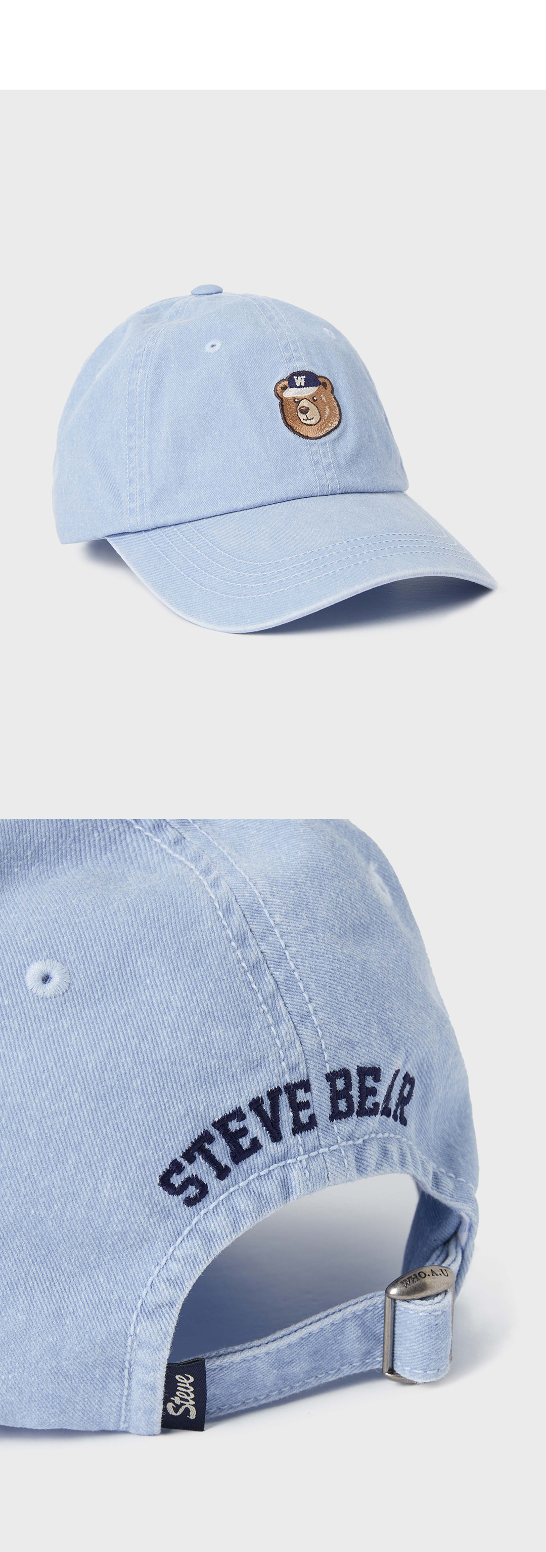 【WHO.A.U】Steve Washed Ball Cap Steve Washed Ball Cap - 후아유닷컴