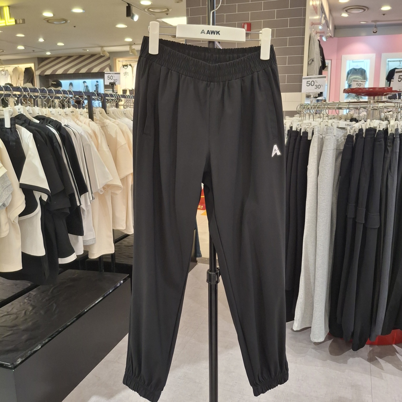 [에어워크주니어]뉴코아산본아울렛 N트리코트 JG 9부조거바지 W242B3544B 산본점