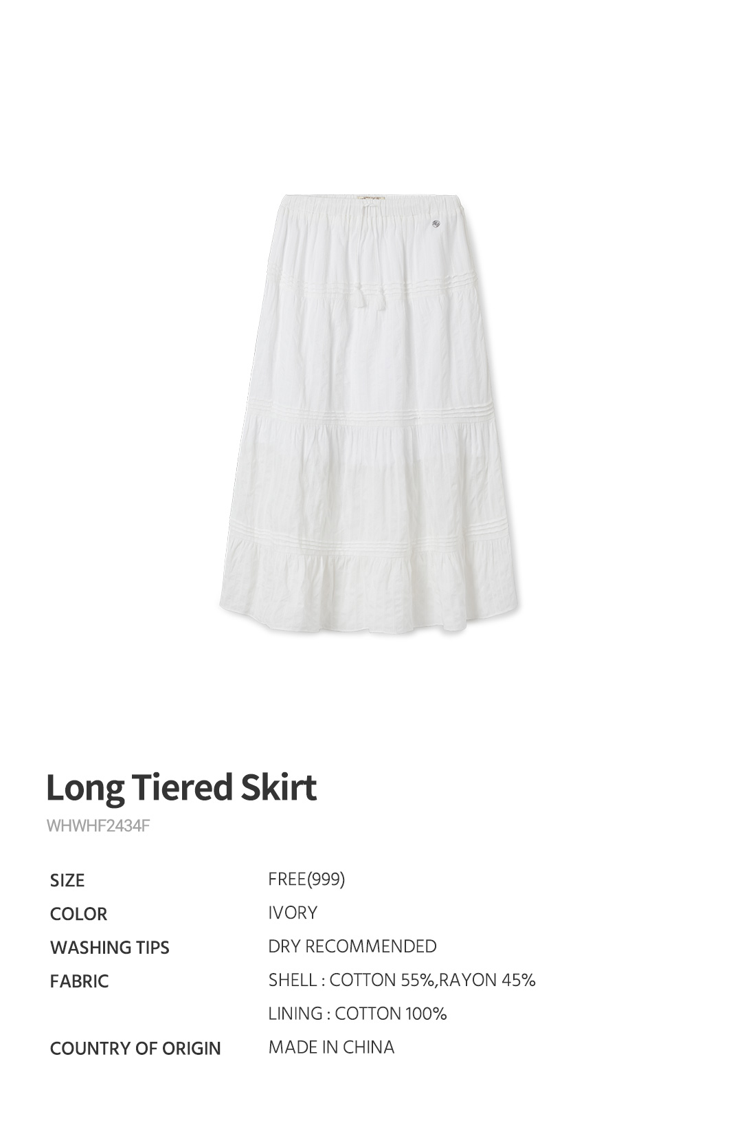 【韓国WHO.A.U フーアーユー】Short Tiered Skirt 韓国WHO.A.U フーアーユー】Short Tiered Skirt