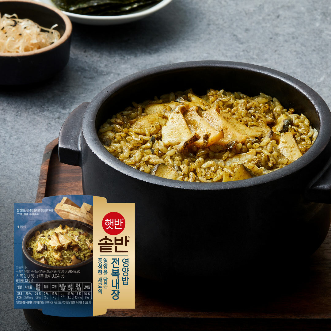 햇반 솥반 전복내장영양밥 200g x12개- KIDIKIDI