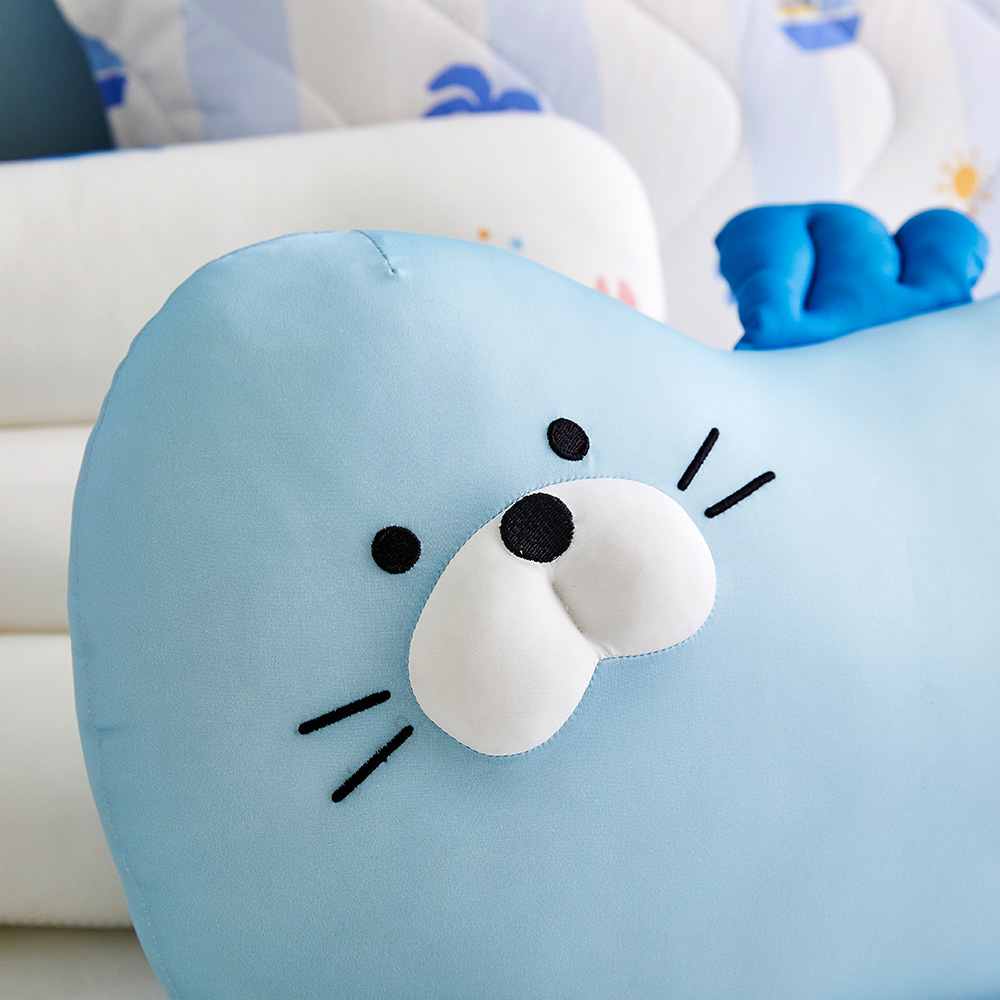 3도씨) 슈퍼쿨 애착 쿨링 바디필로우 블루씰 물개 61*30_CZ1125013