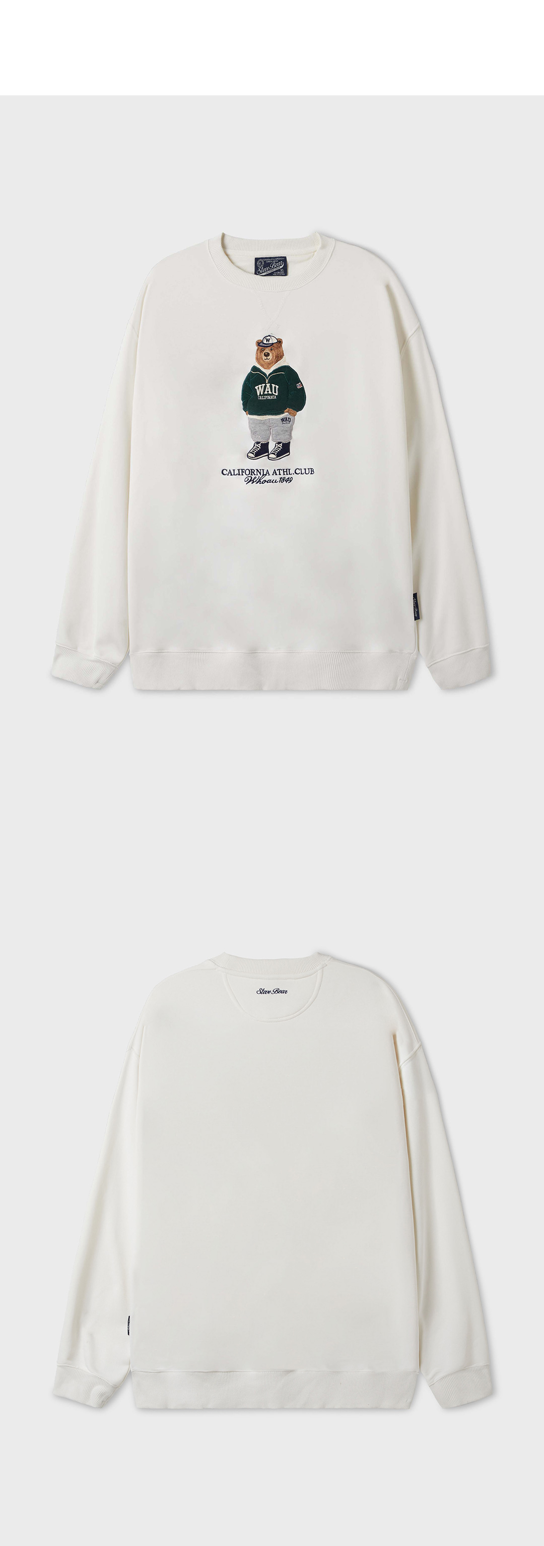 【WHO.A.U】Steve Patch Sweatshirt Steve Patch Sweatshirt - 후아유닷컴