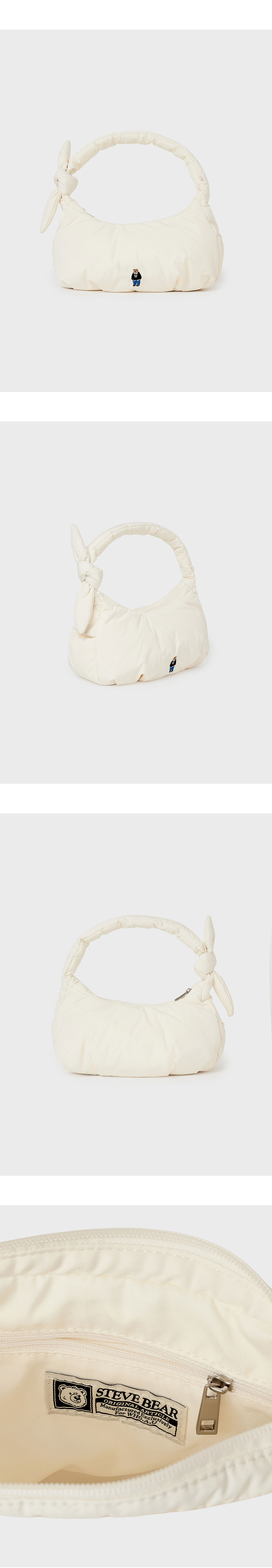 Padded Ribbon Padded Ribbon Hobo Bag / WHBGF4V21A- 후아유