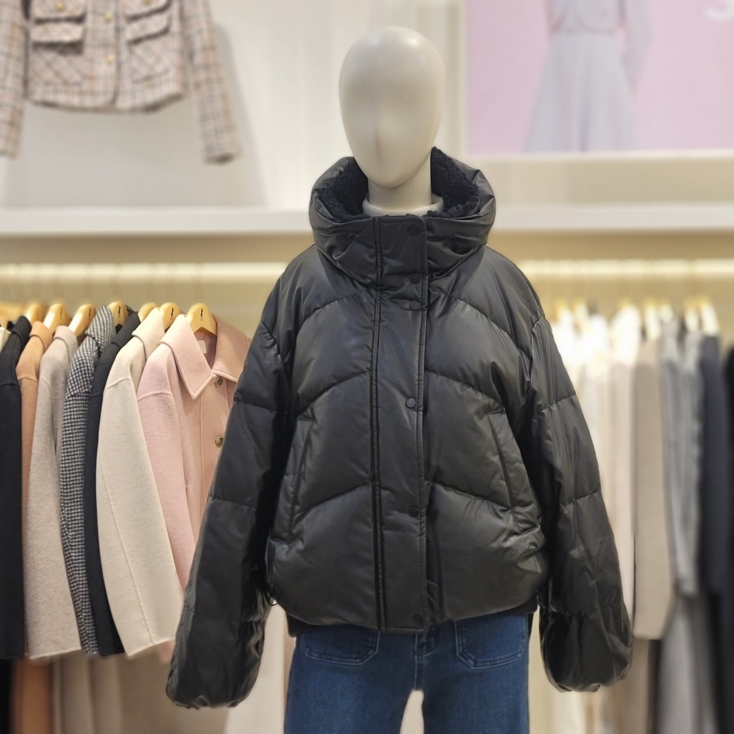 스위트숲 SOUP 유성점 SOUP SBXDO24 넥 포인트 패딩 점퍼