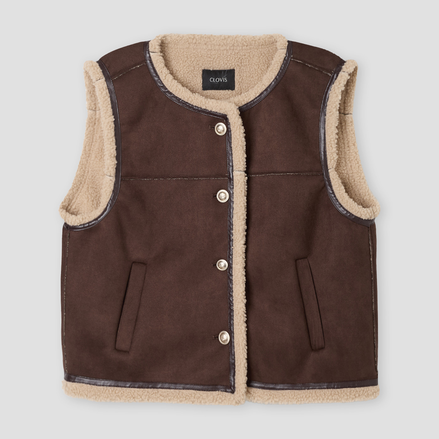 무스탕 베스트_CVVWF4T03M- 이랜드몰