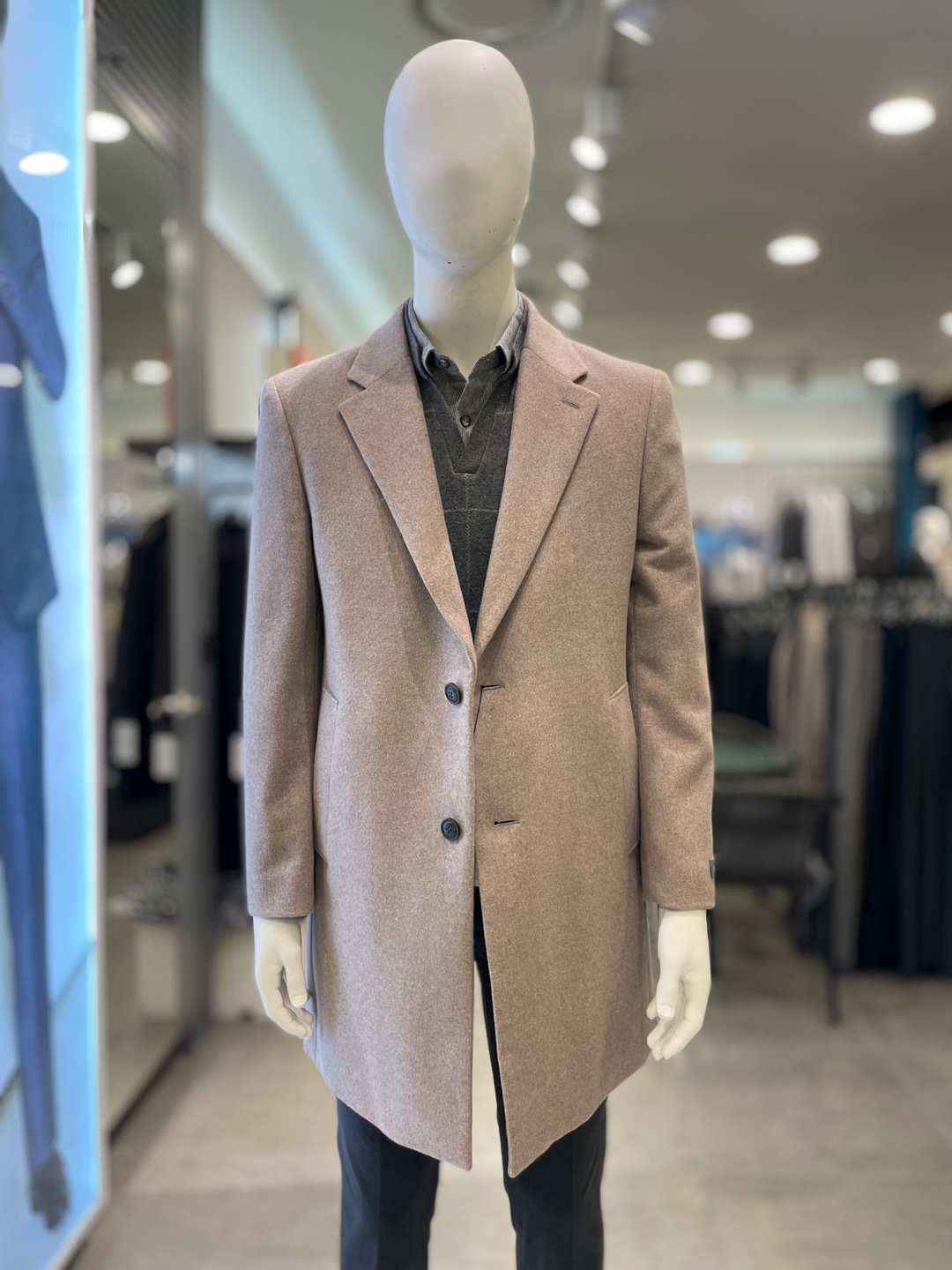 [(주)파크랜드]NC청주점 오스틴리드 by (주) 파크랜드 청주점 베이지 캐시미어 혼방 체스터 코트 AOH244722