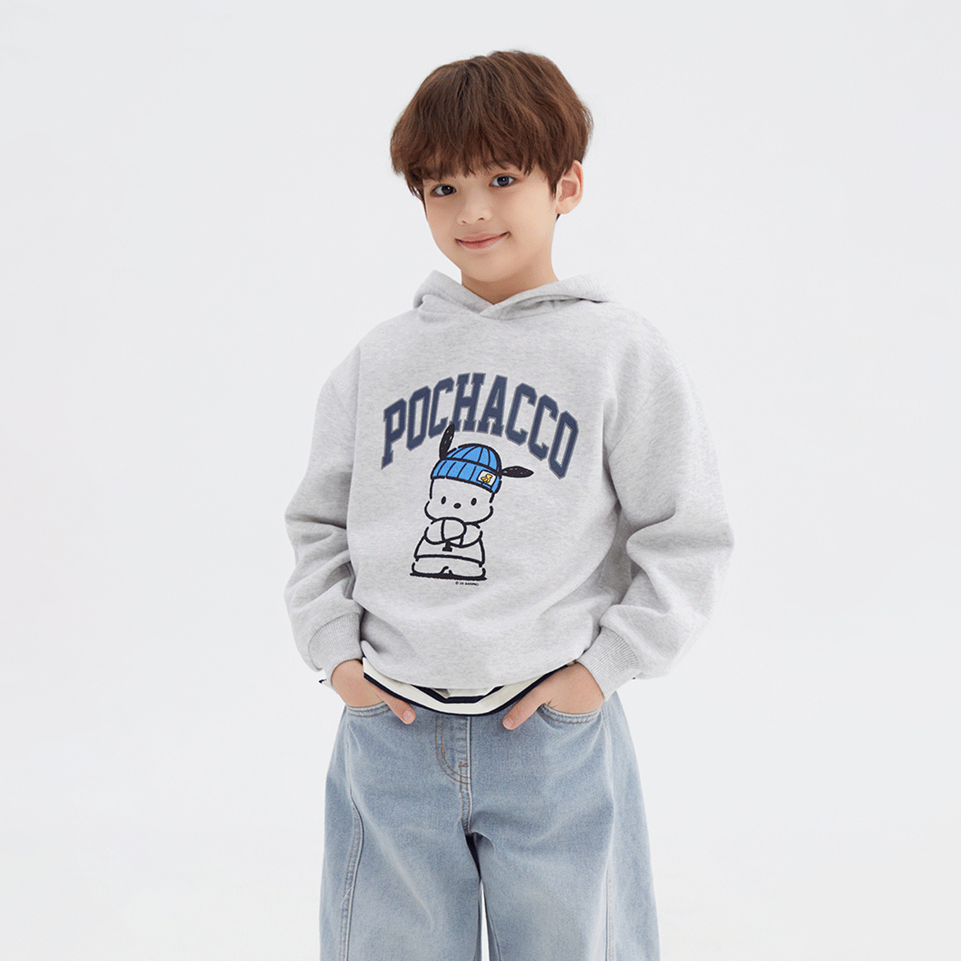 오키즈 스파 키즈 산리오캐릭터즈 후드 스웨트셔츠 기모 SPMHF4TKU3