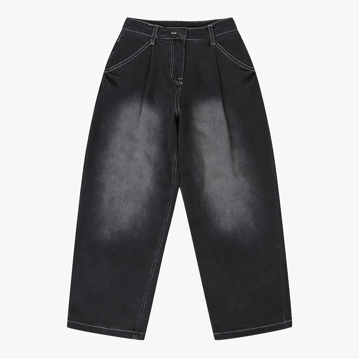 [더데이걸]기모배럴레그핏와이드데님         TGTJ25T04 강서점