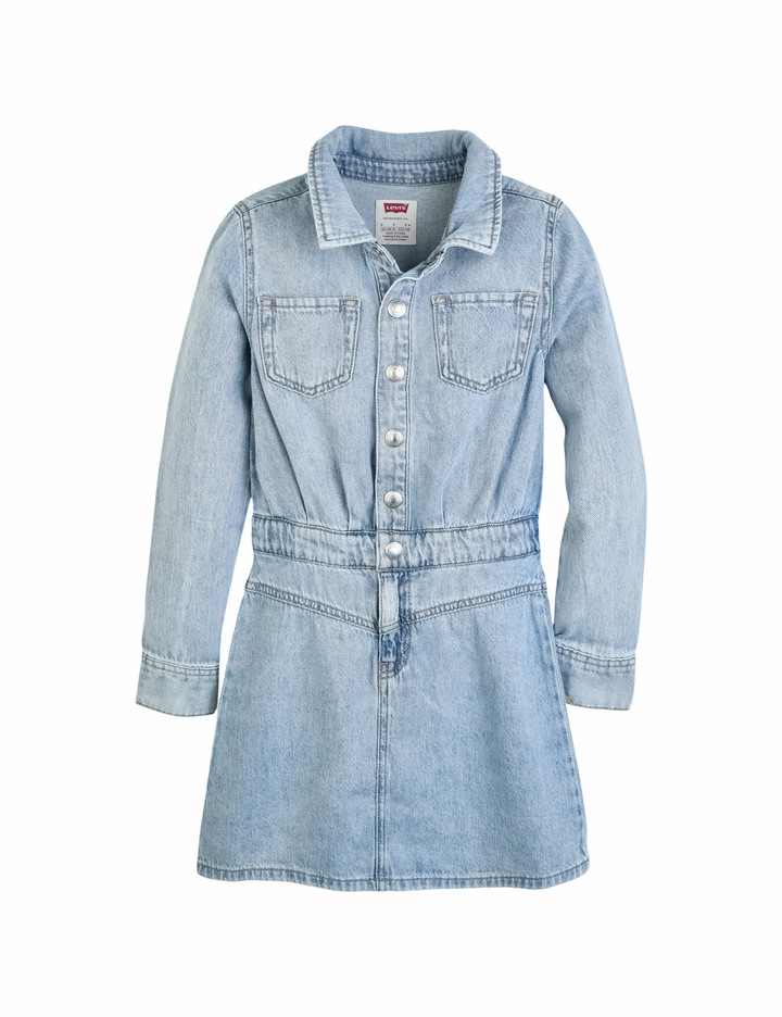 [한세엠케이]NC해운대점 [리바이스키즈] V253OP376P - 웨스턴데님긴팔원피스