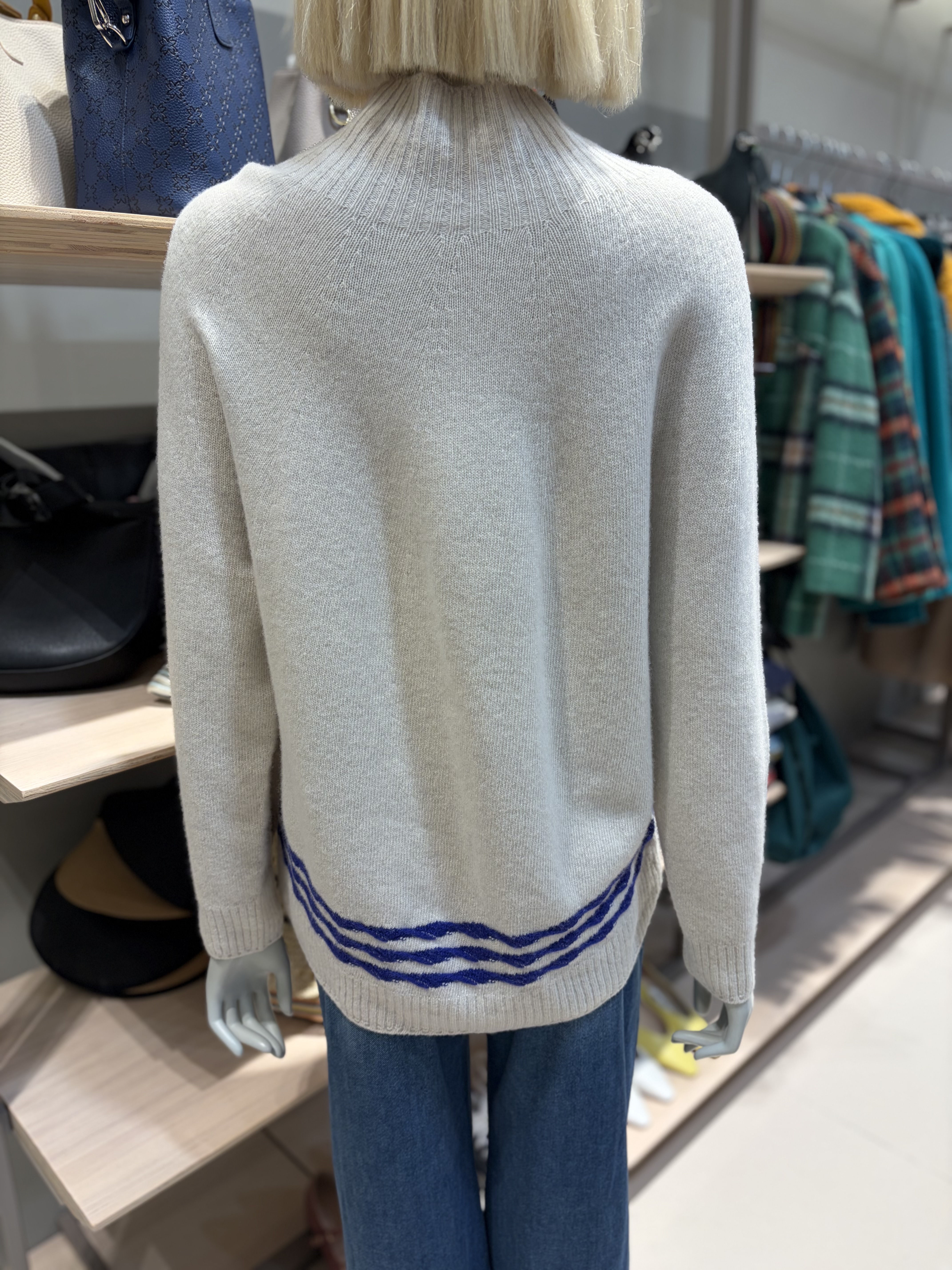 BAKP58461(BE/LP)_베네통 홀가먼트 터틀넥 캐시미어(10%)혼방 울 니트- 이랜드몰