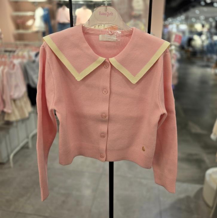 ㈜이랜드글로벌 로엠걸즈 카라 배색 가디건 RGCK2411P NC청주점