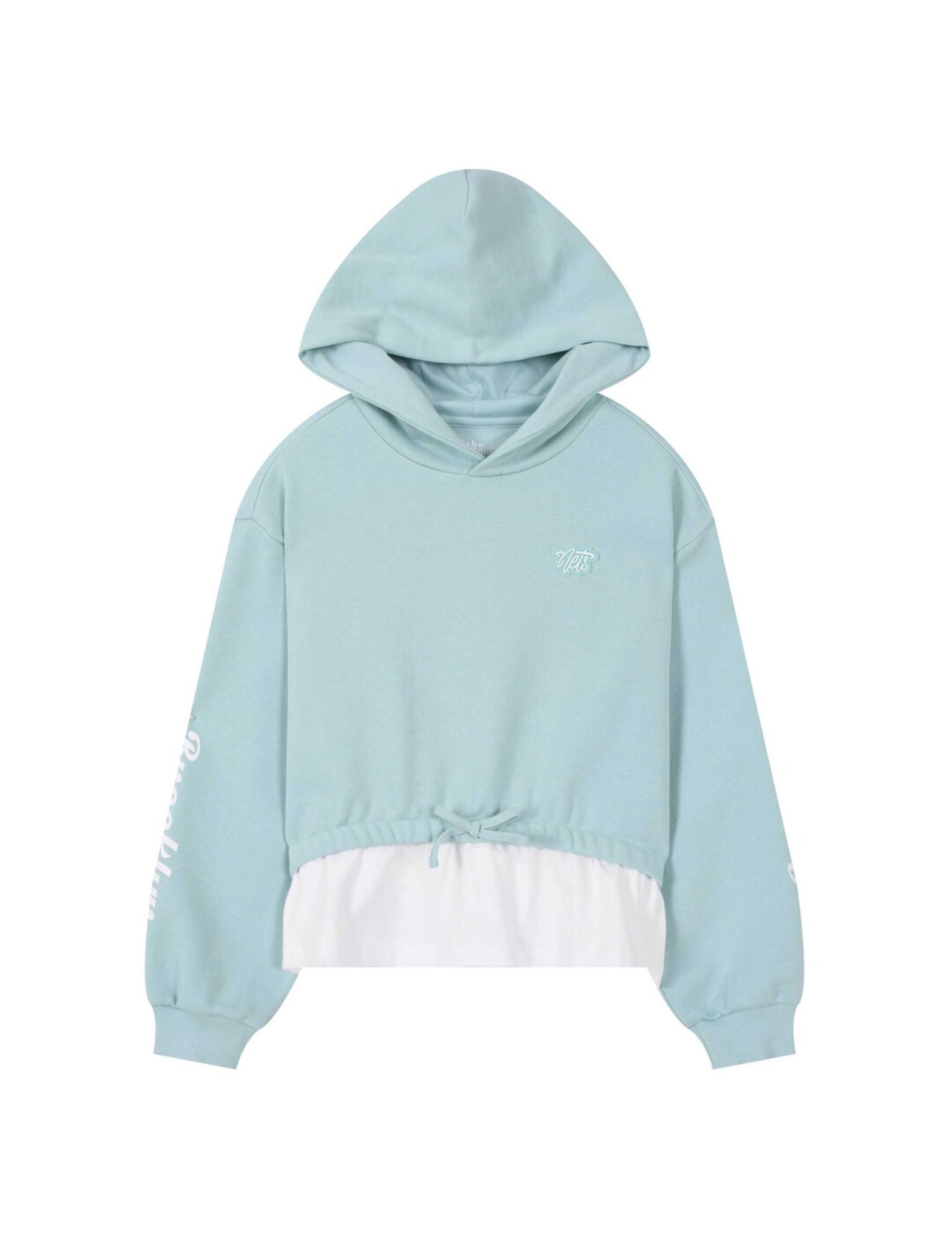 NC덕천점 NBA키즈 정품인증 26SS 봄 BKN 여아 레이어드 후드티셔츠 K261TH600P