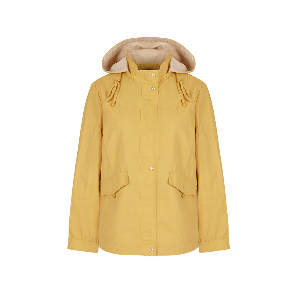 뉴코아울산아울렛 크로커다일레이디 봄 여성 후드 탈부착 스트링 집업 점퍼 CLESJP101