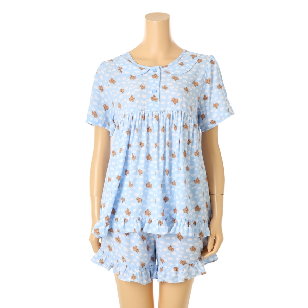 [비너스]NC대전 유성점 솔브레이온 푸들 구름나염 여성 파자마세트 SPA2606W-대전유성NC점