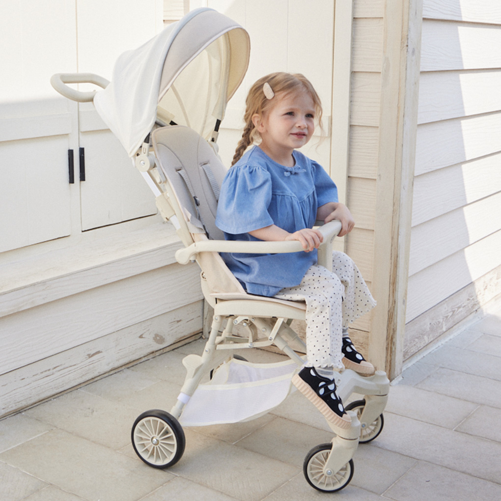 [㈜이랜드월드][핀핀][26 ] 초경량 휴대용 트라이크 V2 와이드 아이보리/다크그레이