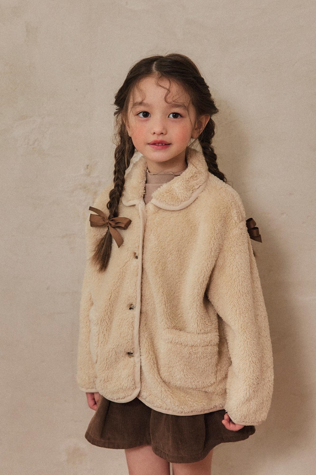 Collar fleece jumper 이랜드몰