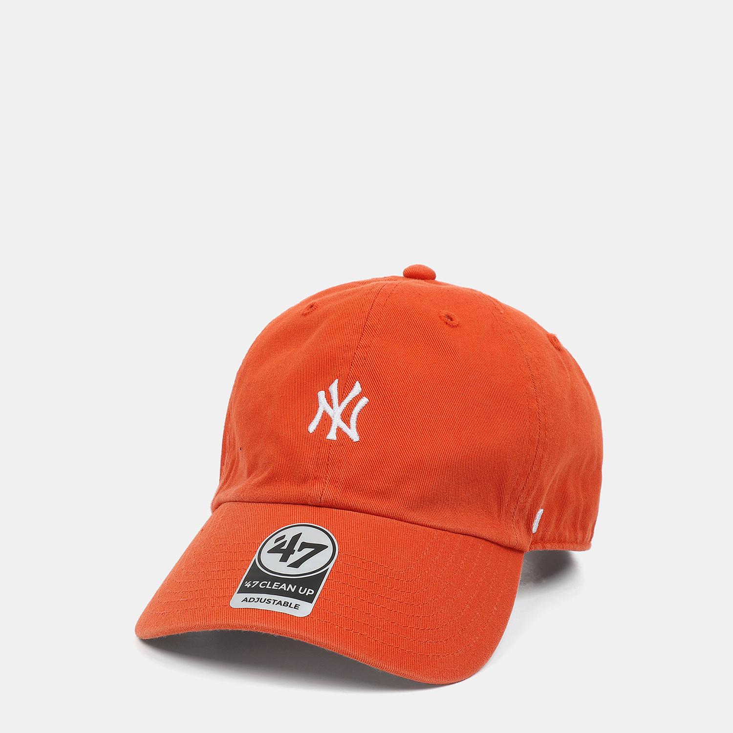 47브랜드 남녀공용 클린업 NY양키즈 캡모자 오렌지 B-BSRNR17GWS-OR- 이랜드몰