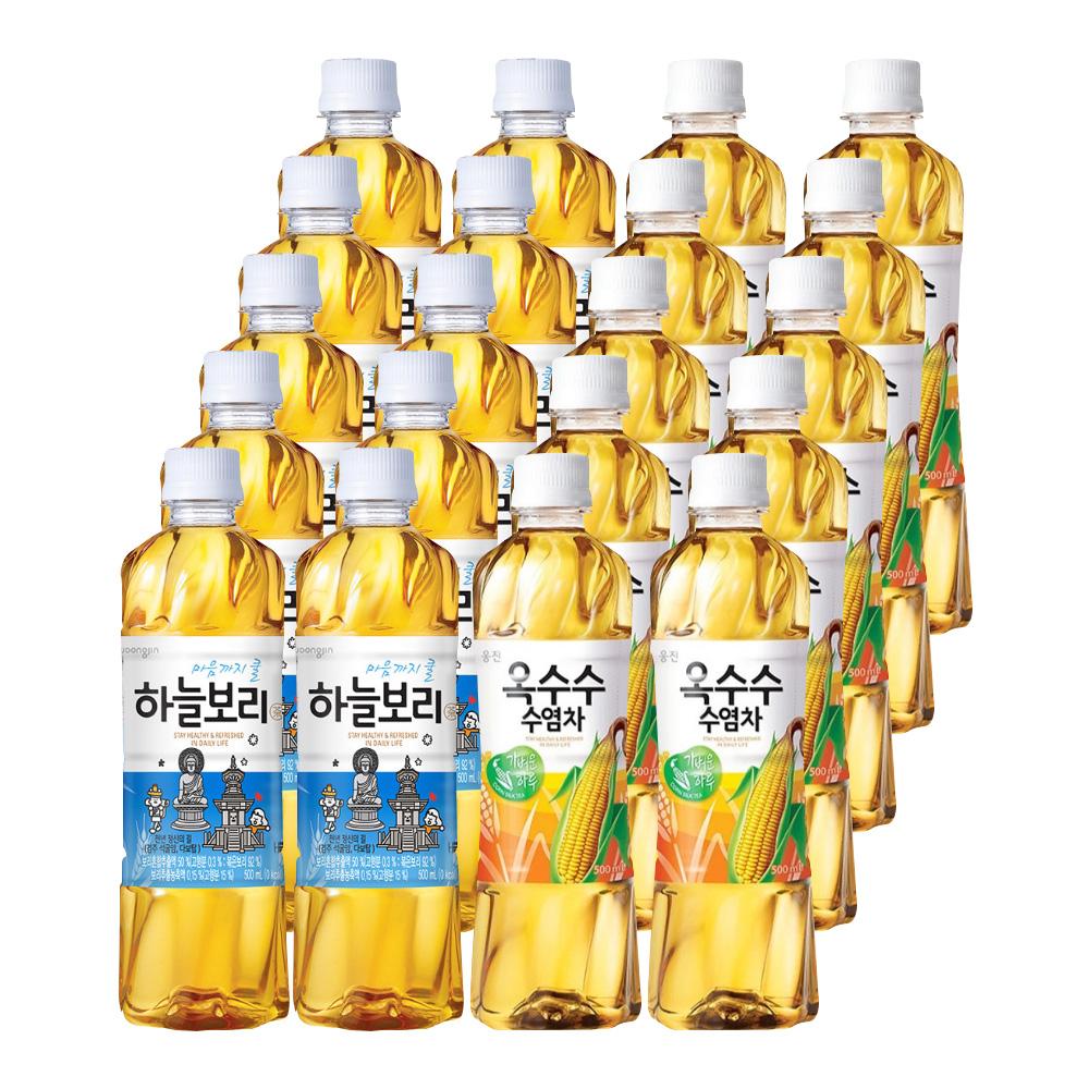 [웅진식품]웅진 500ml 하늘보리 10개 + 옥수수수염차 10개