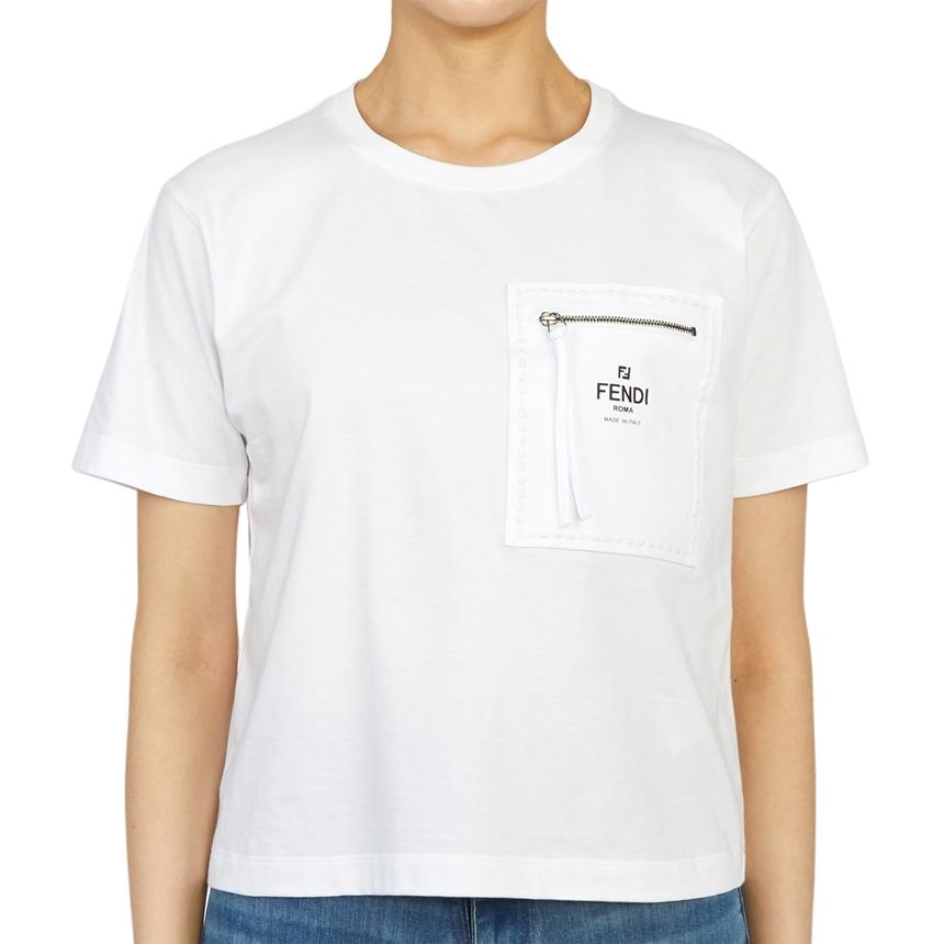 フェンディ レディース 半袖Tシャツ FS7389 ANQS F1K9Y 773a553a-fd38-425f-b879-