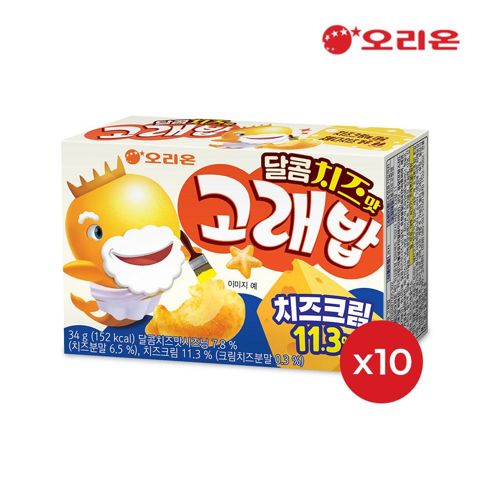 오리온 달콤치즈맛 고래밥(1P) 34g x 10개- 이랜드몰