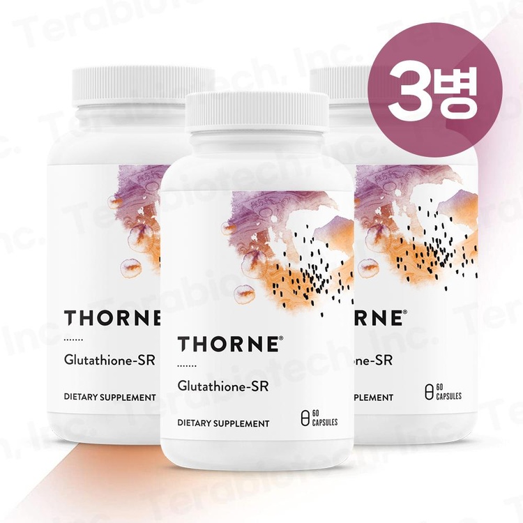 공식인증점] Thorne 쏜리서치 Glutathione-SR 글루타치온 60캡슐 3병- 이랜드몰