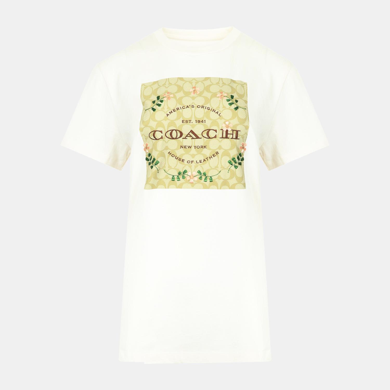 코치 시그니처 반팔티셔츠 C9784 WHITE- 이랜드몰