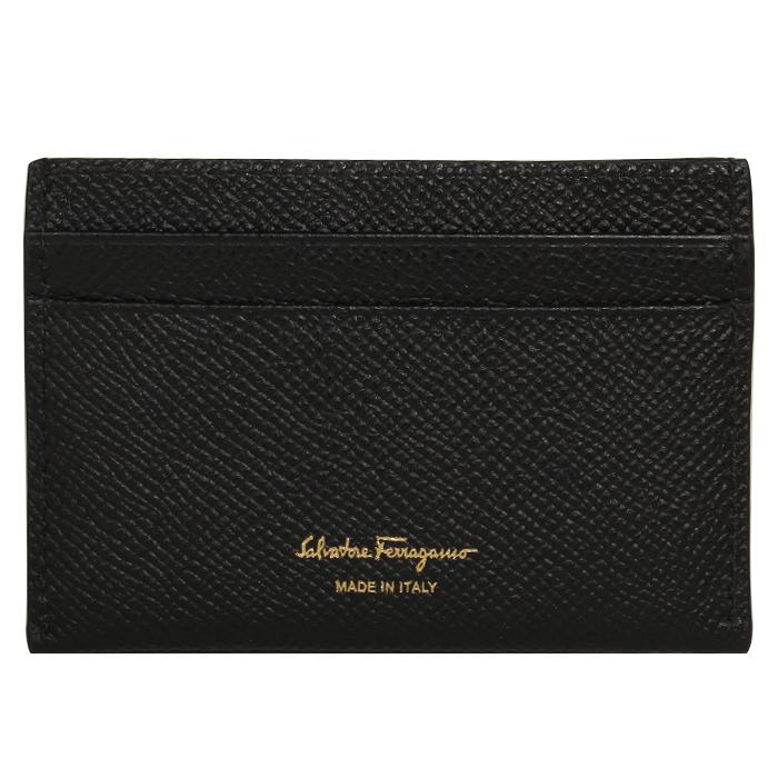 Ferragamo★UNISEX ロゴカード財布_22 0007 NERO 0742164 Ferragamo☆UNISEX ロゴカード財布_22 0007 NERO 0742164
