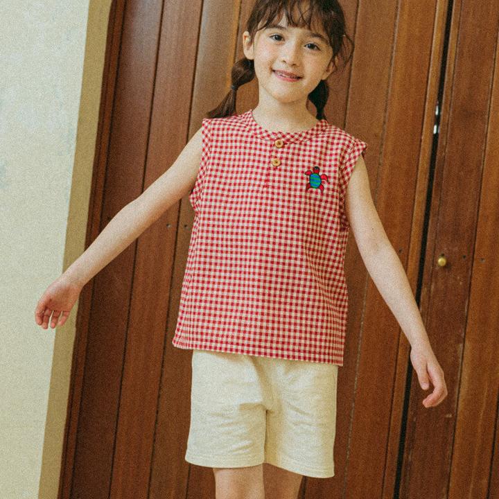[벨리타앤보이즈] 레드 터틀 민소매쇼츠상하복 23SU06800201- KIDIKIDI