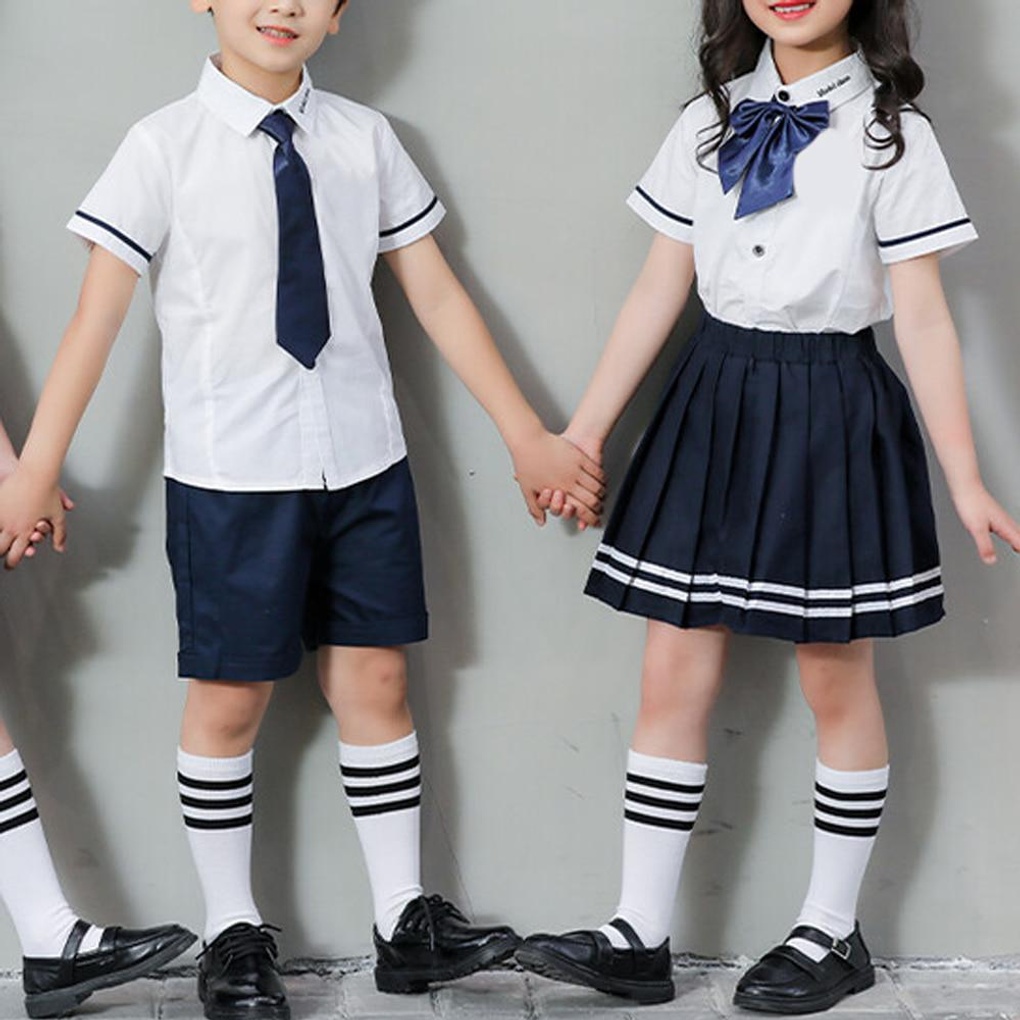 네이비 소매라인 하복 교복세트 유치원 어린이 합창단- 이랜드몰