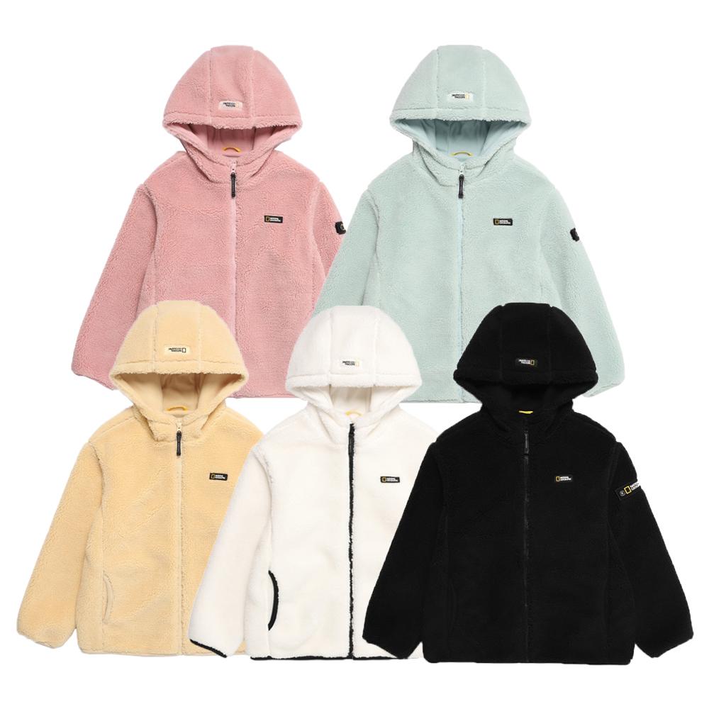 [내셔널지오그래픽키즈]K224UFJ910 코스토니 플리스 뽀글이 풀집업 5종택 1