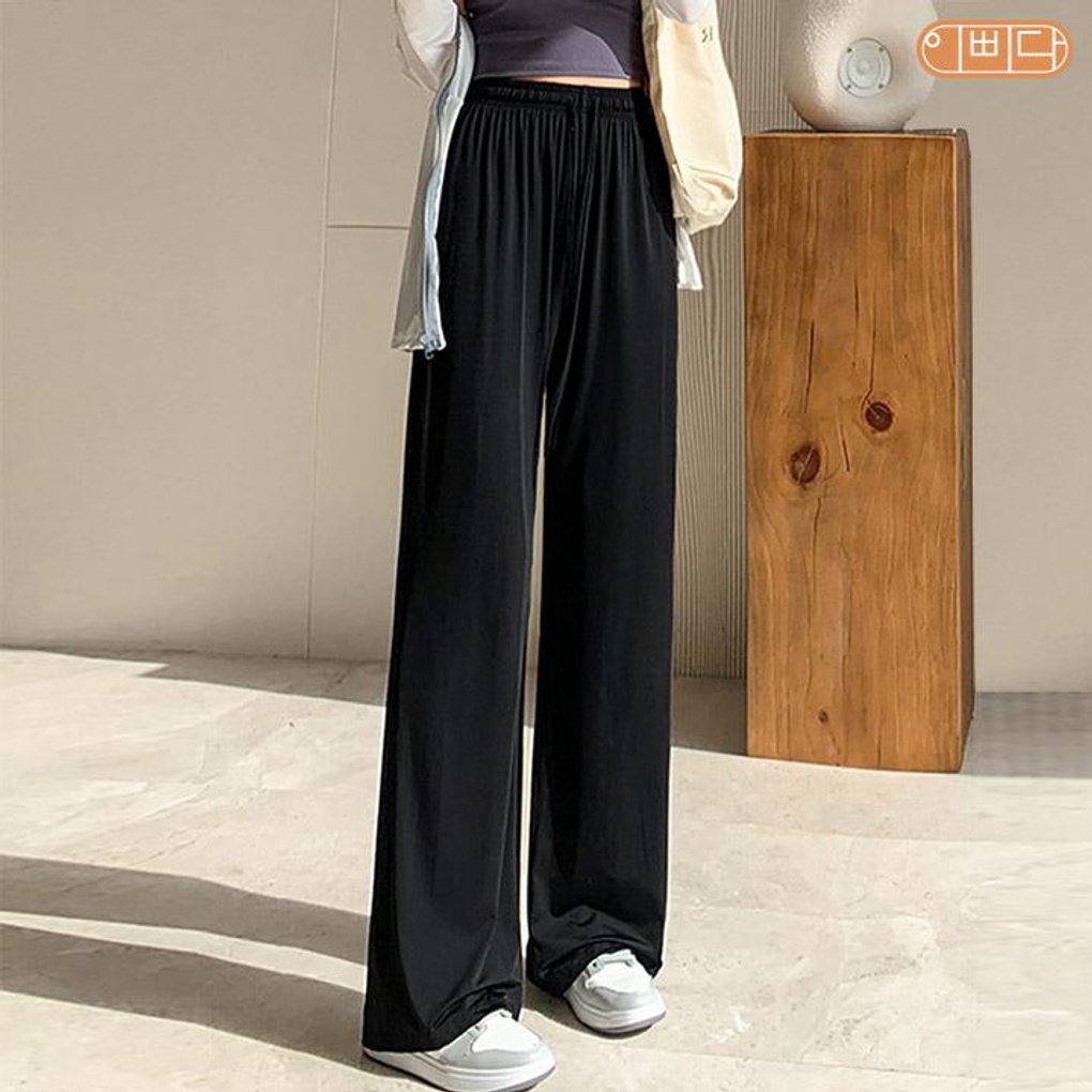 여성 여름 아이스쿨링 챠밍 밴딩 와이드팬츠 IBBD-316V2- 이랜드몰