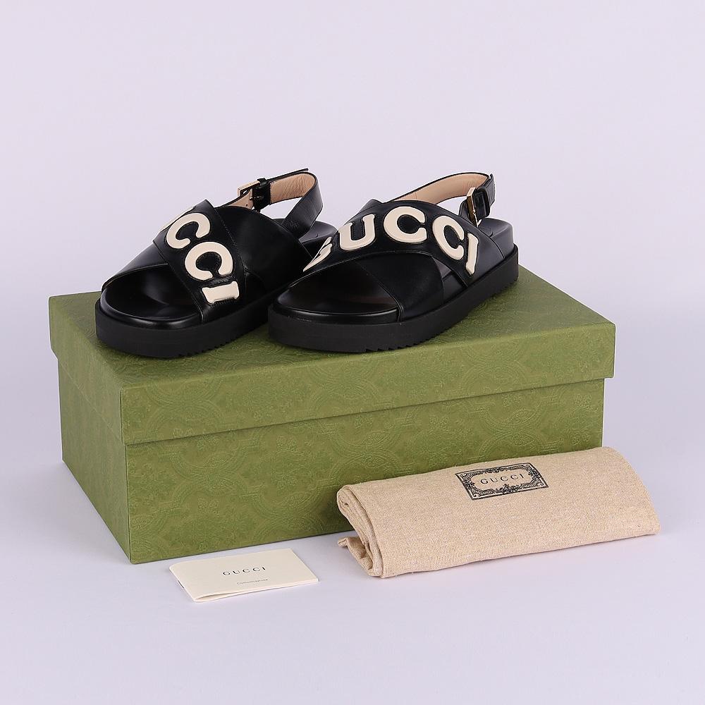 구찌 GUCCI 로고 스트랩 샌들 블랙 738691 AAB3J 1363- 이랜드몰 구찌 GUCCI 로고 스트랩 샌들 블랙 738691 AAB3J 1363- 이랜드몰