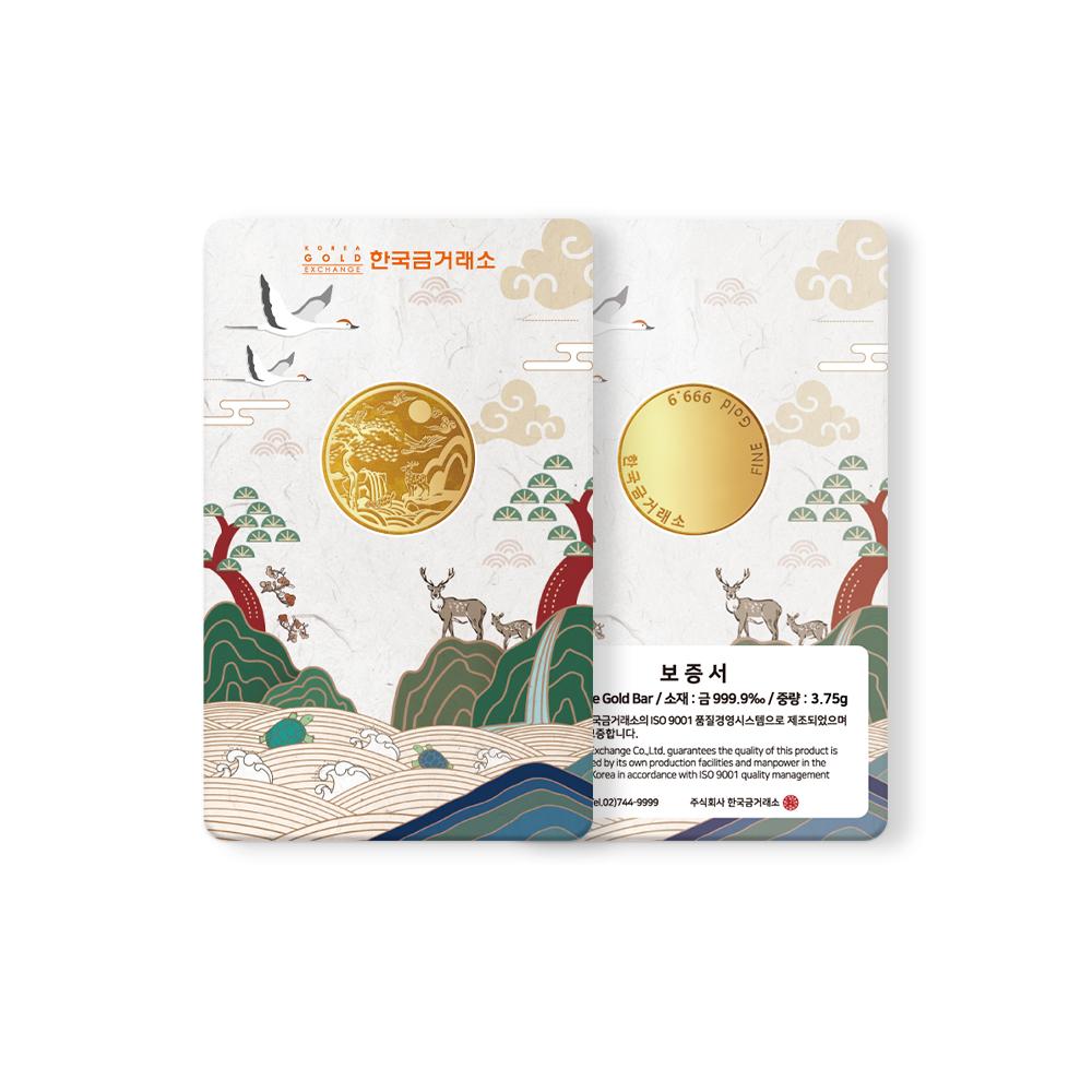 한국금거래소 십장생 순금 코인 3.75g [순금24k]- 이랜드몰