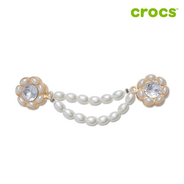 [크록스 정품] 더블 실버 주얼 체인 지비츠 10015200