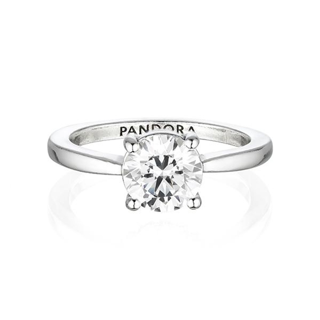 [판도라 PANDORA] 190052C01 스파클링 솔리테어 실버 반지- 이랜드몰