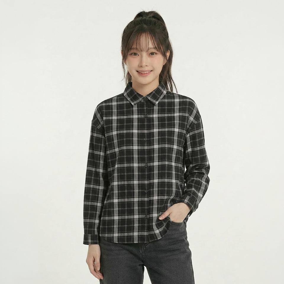 행텐틴즈 여아 시어서커 체크 셔츠 100(14570-120-404-68)